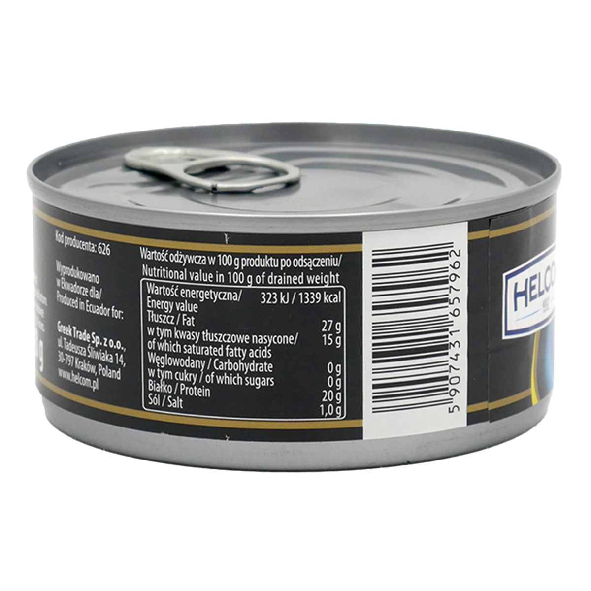 Tuńczyk kawałki w w oleju roślinnym HELCOM 170g